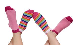 Mit Socken lassen sich modische Akzente setzen